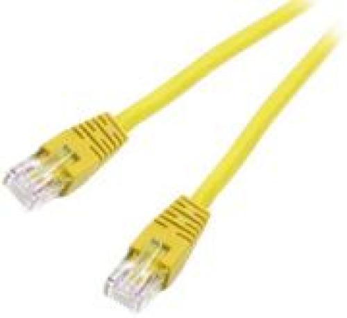 CABLEXPERT PP6U-0.25M/Y UTP CAT6 PATCH CORD 0.25M YELLOW